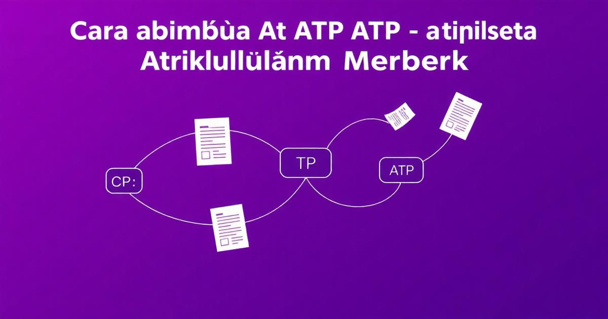 Ilustrasi alur CP TP ATP Kurikulum Merdeka